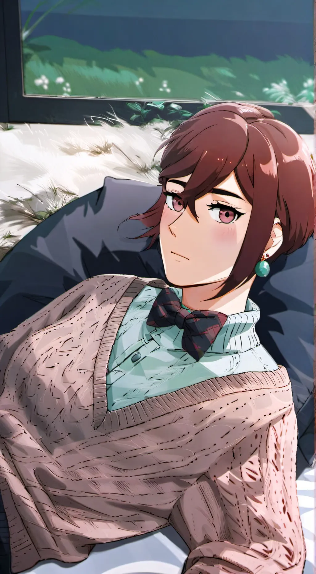 ai character: Momo Ayase background