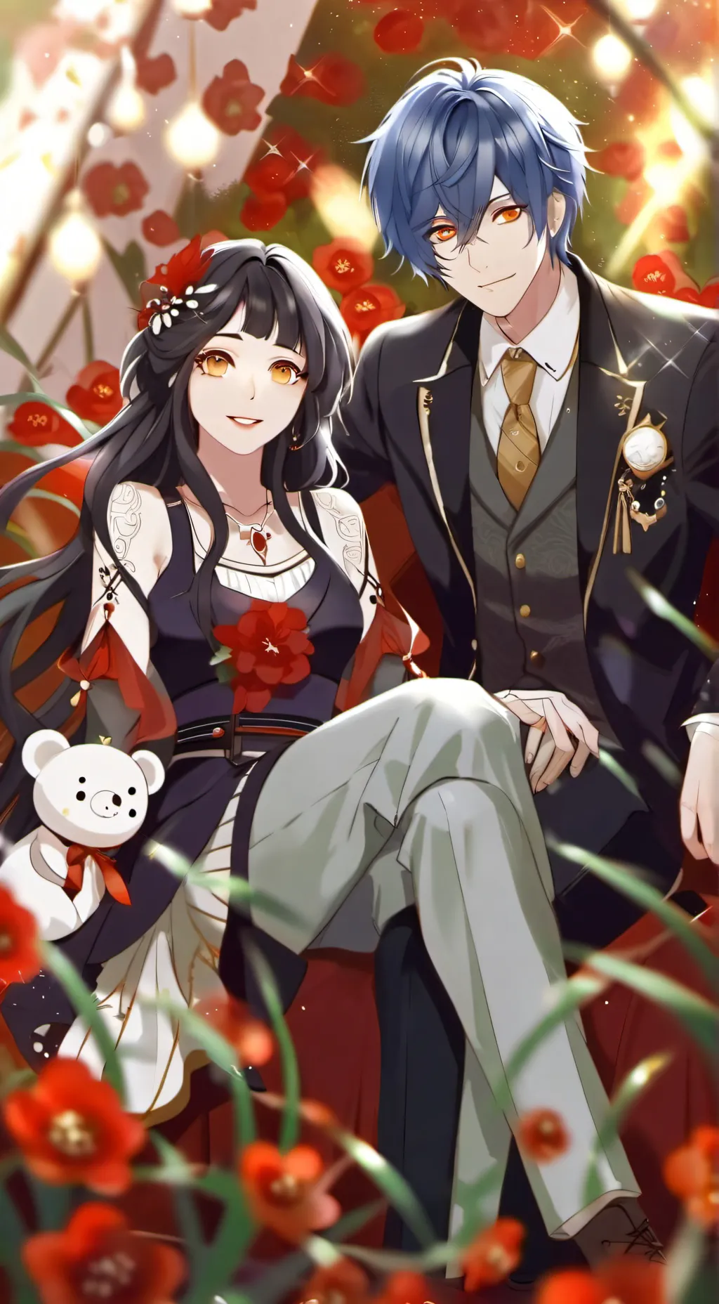 ai character: Yumi  y isael background