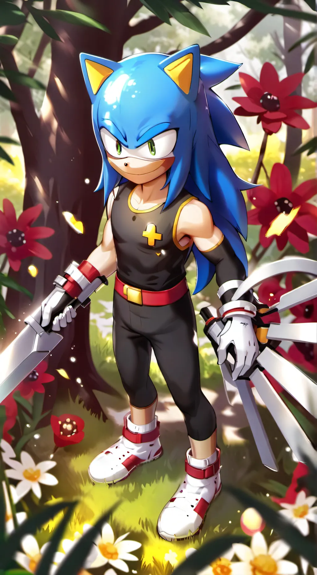 ai character: Sonic crew background