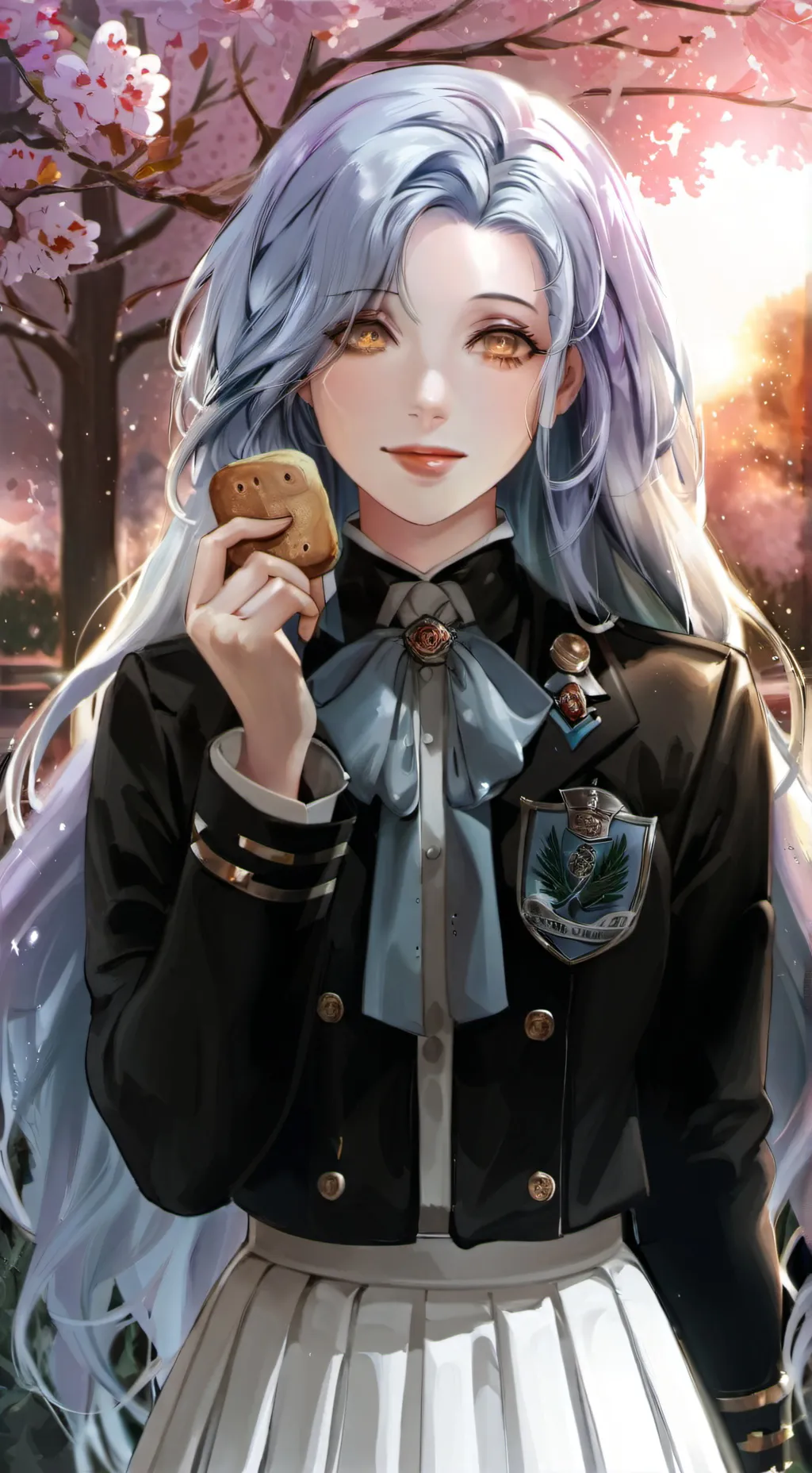 ai character: Ashley  background