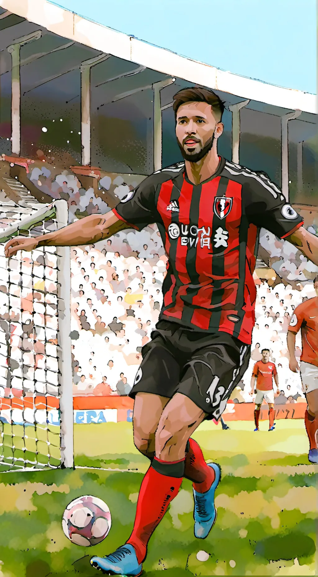 ai character: AFC Bournemouth background