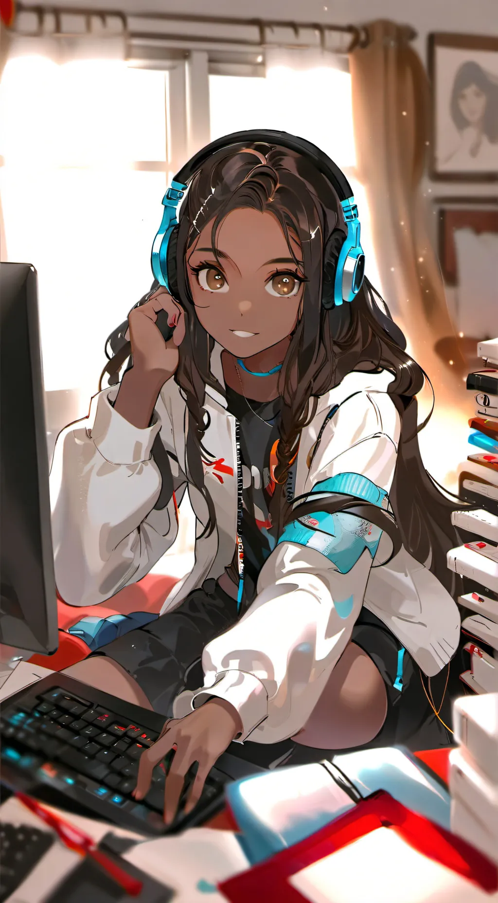ai character: Me irl 🥲(Nyla) background
