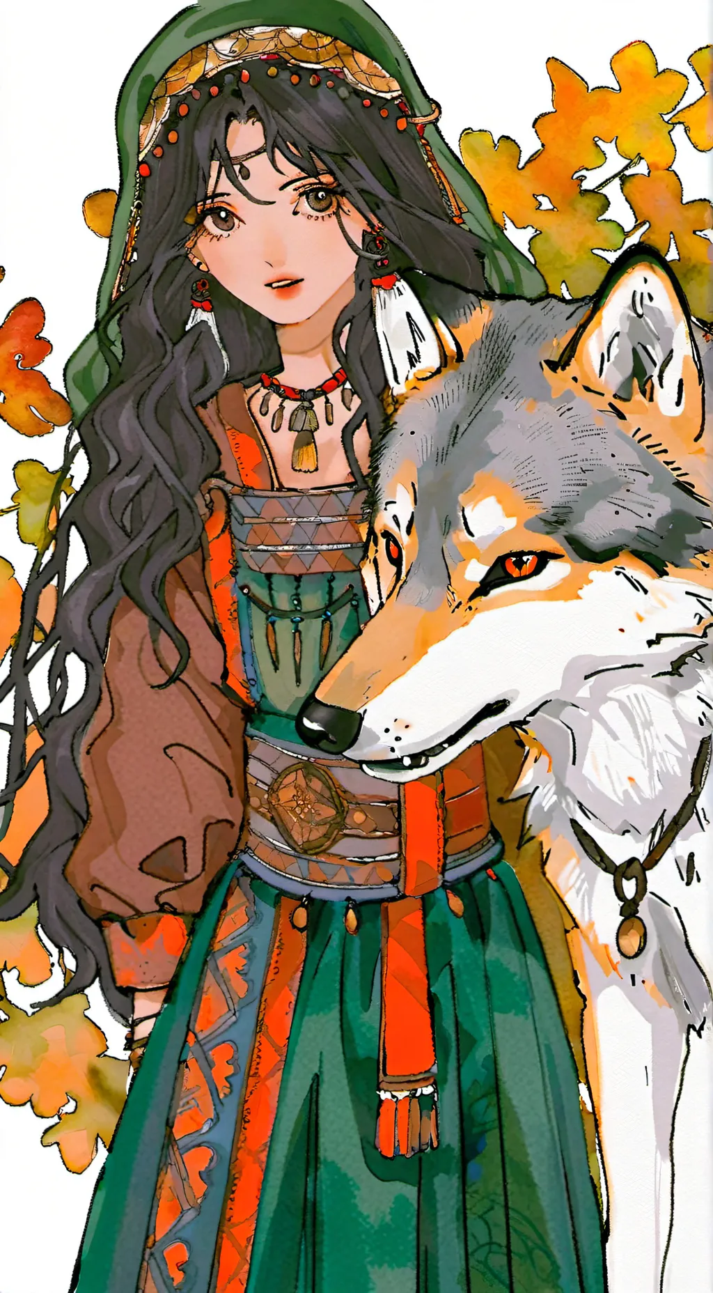 ai character: my pet wolf background