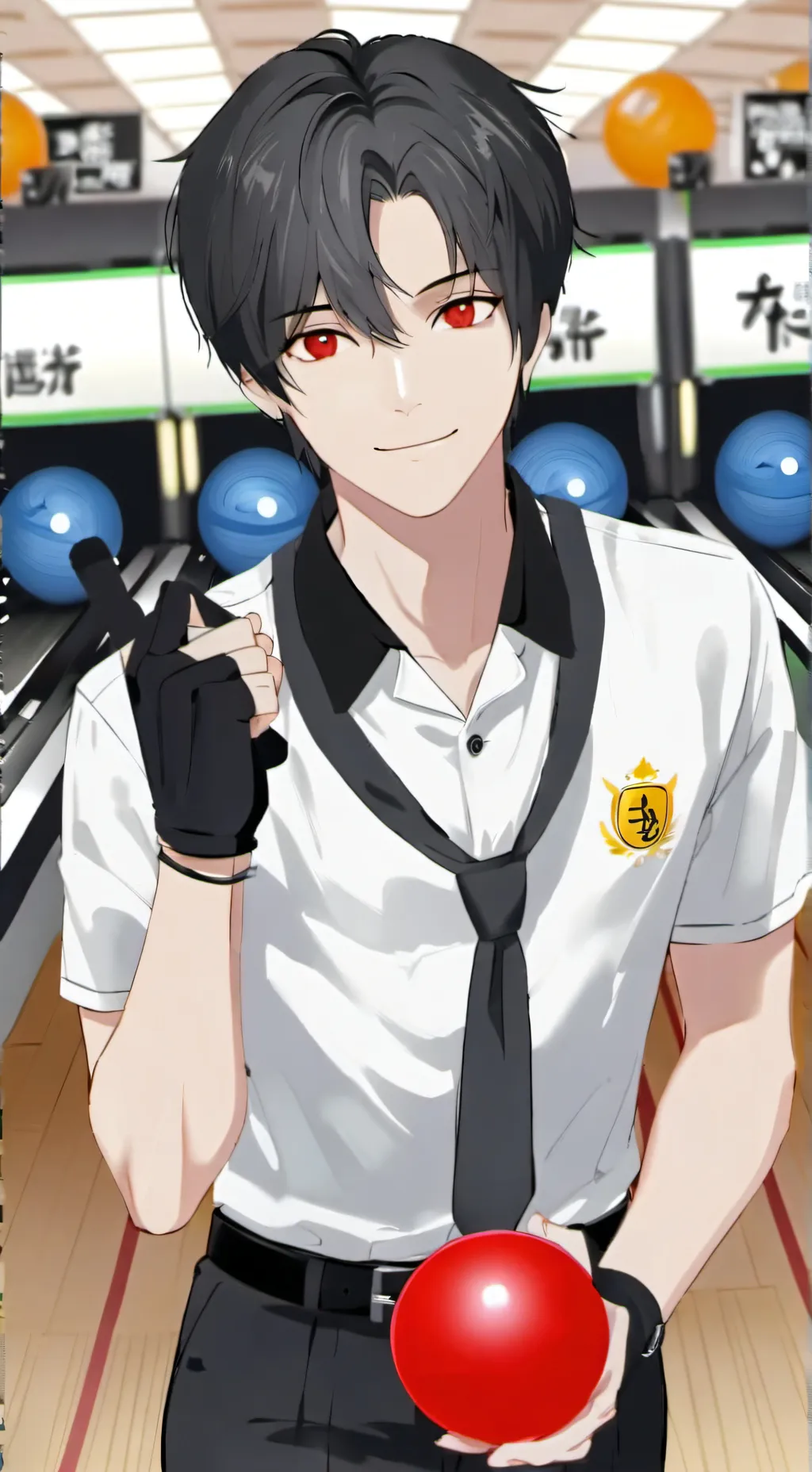 ai character: Hashria bowling background