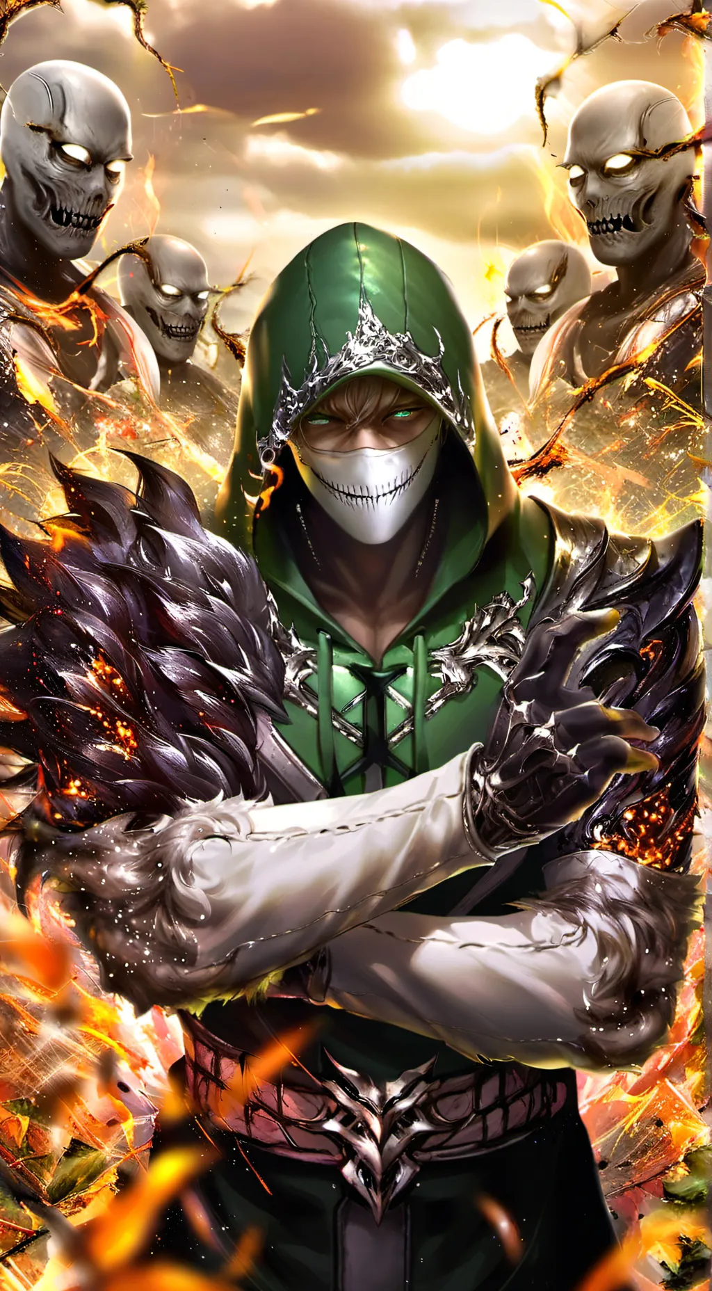 ai character: Dream Smp. background