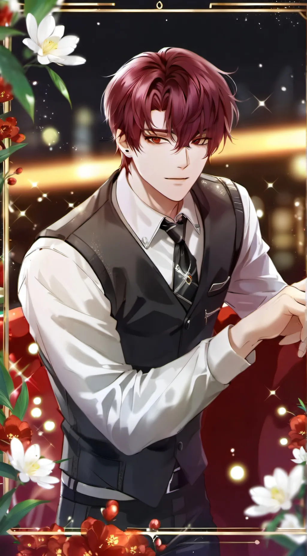 ai character: ♥† madicer †♥ background