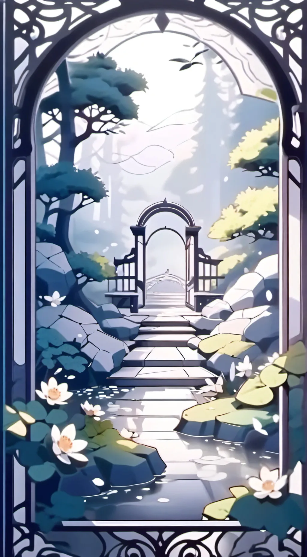 ai character: Noobz's garden! background