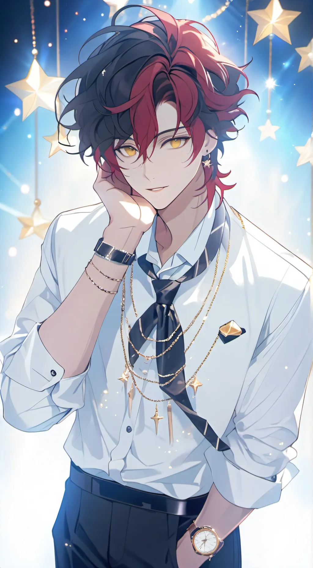 ai character: 🖤Fei🖤 background