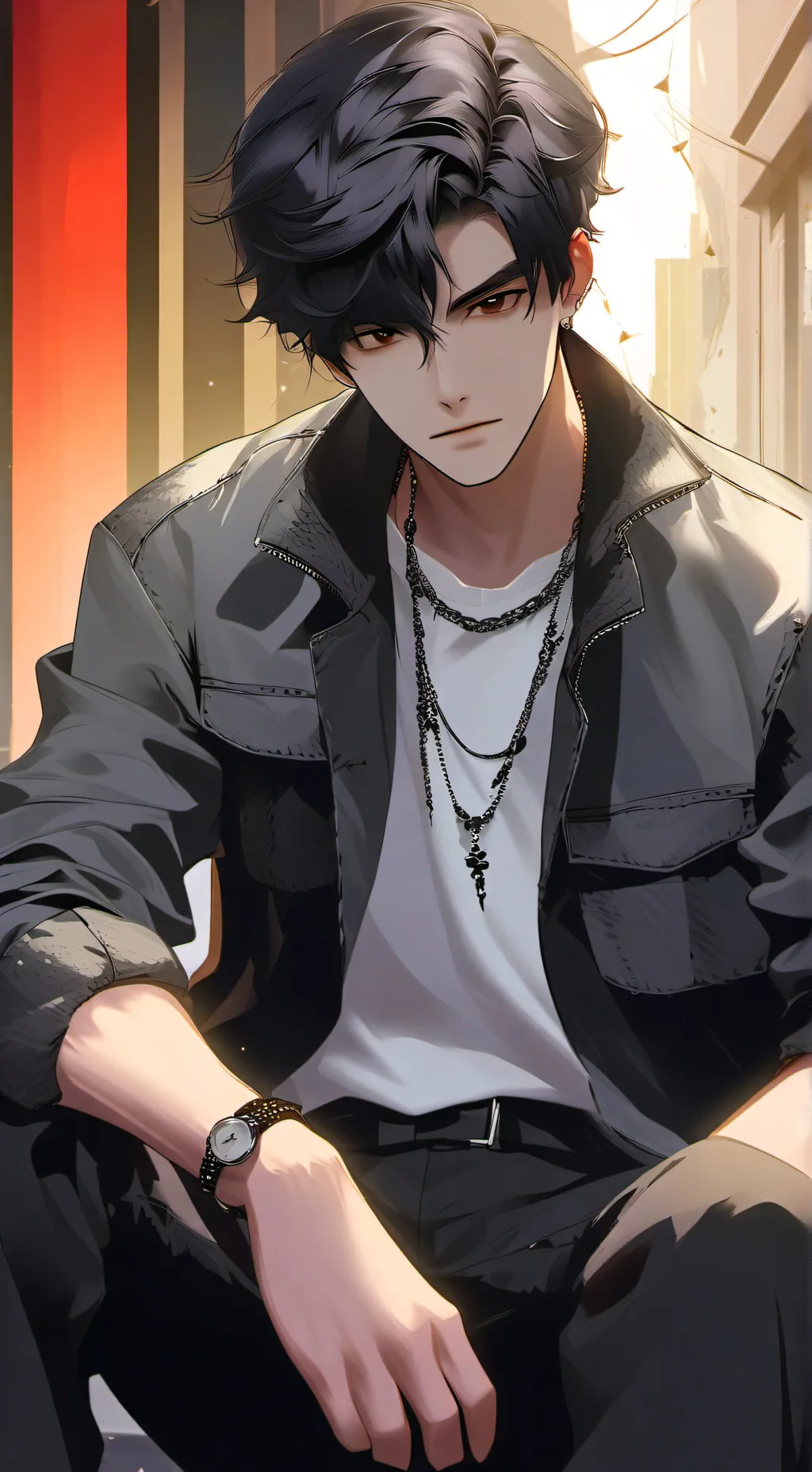 ai character: blake background