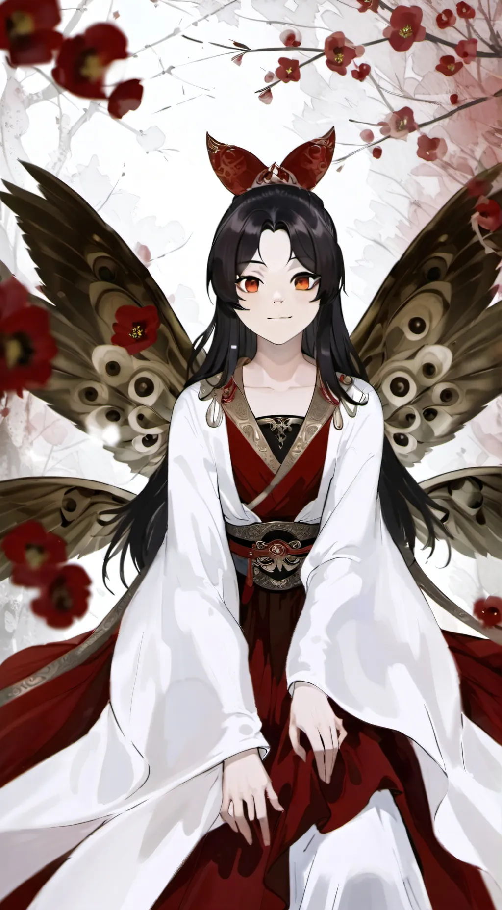 ai character: Lusia 👌😁 background