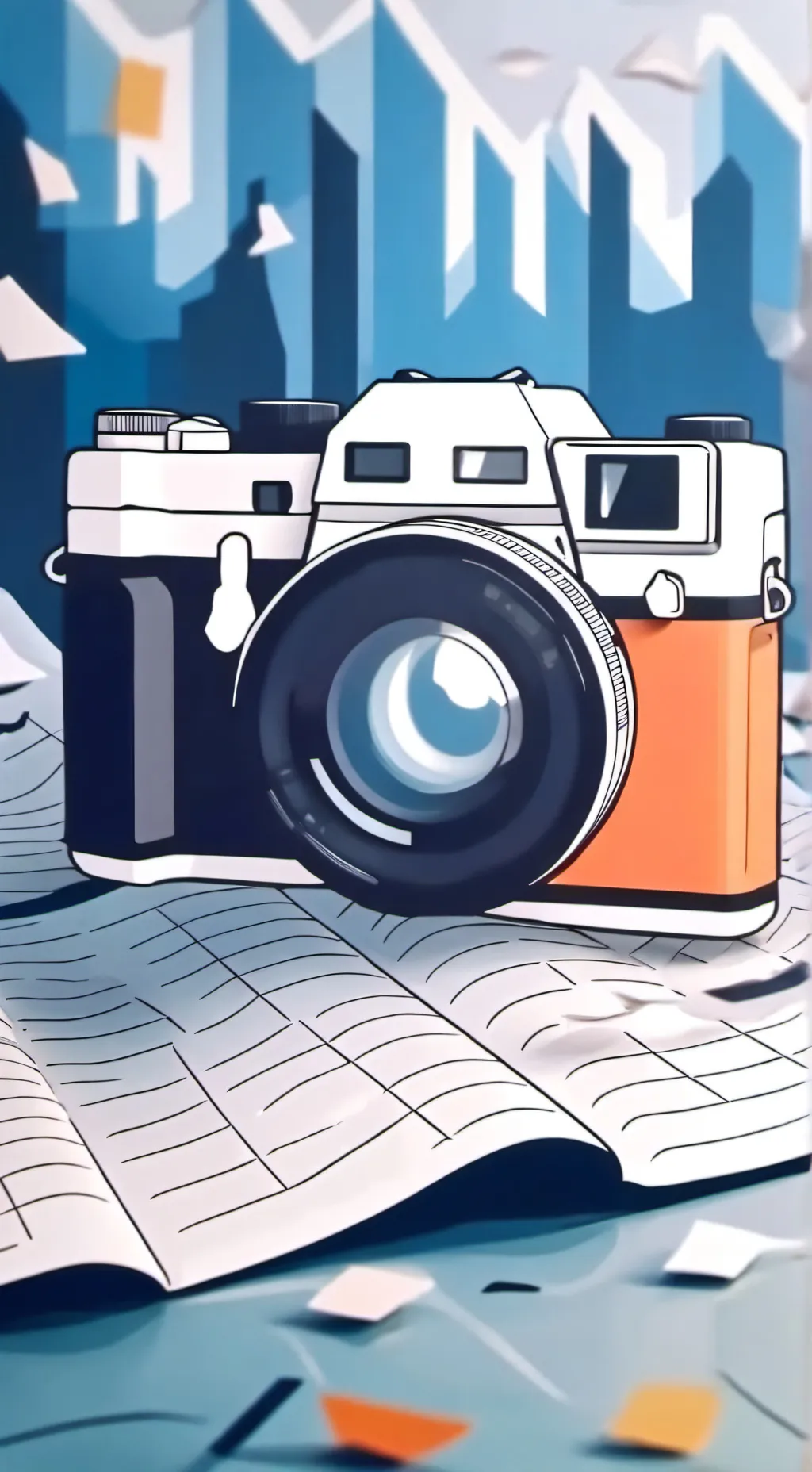 ai character: Titan Camera man background