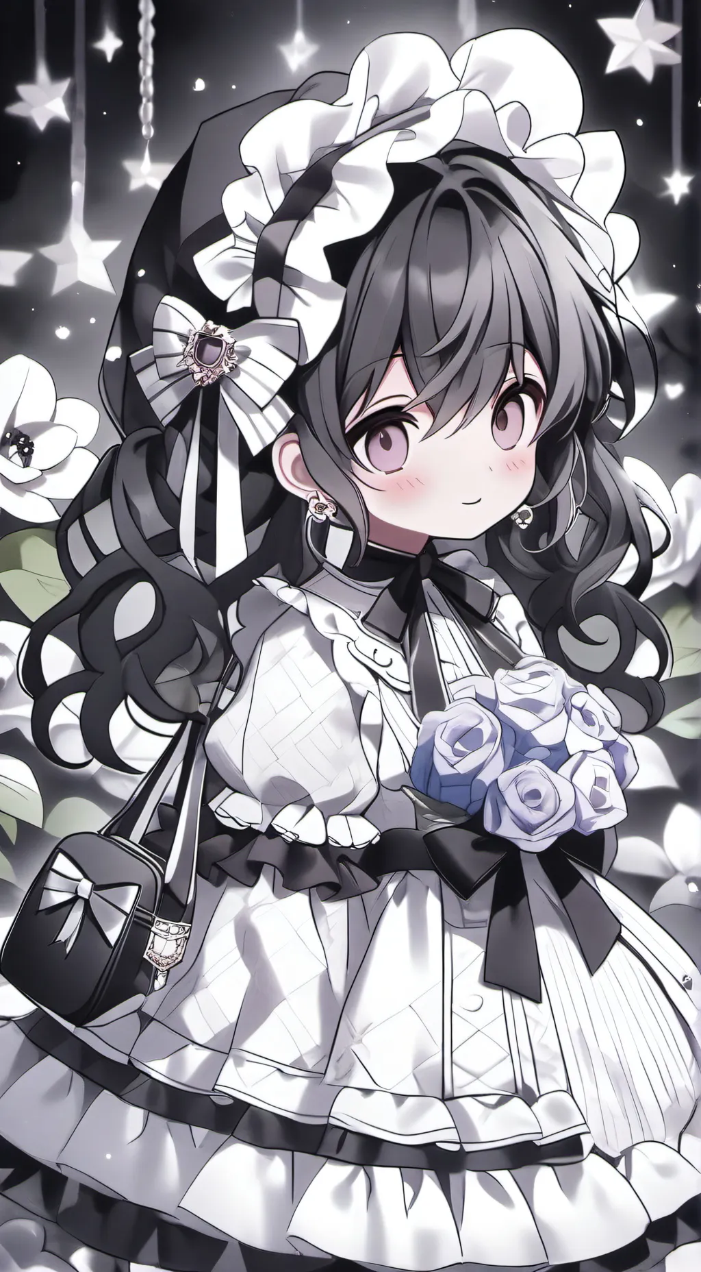 ai character: random girl background