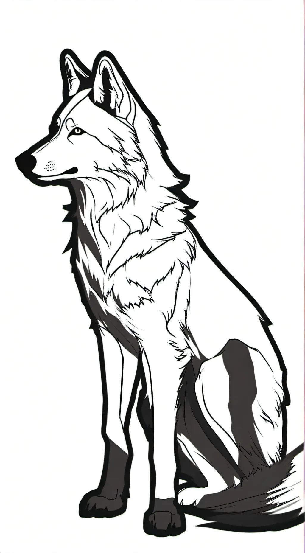 ai character: ~ The silverfang ~ background