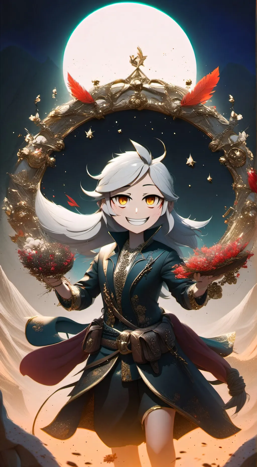 ai character: glisten/you background