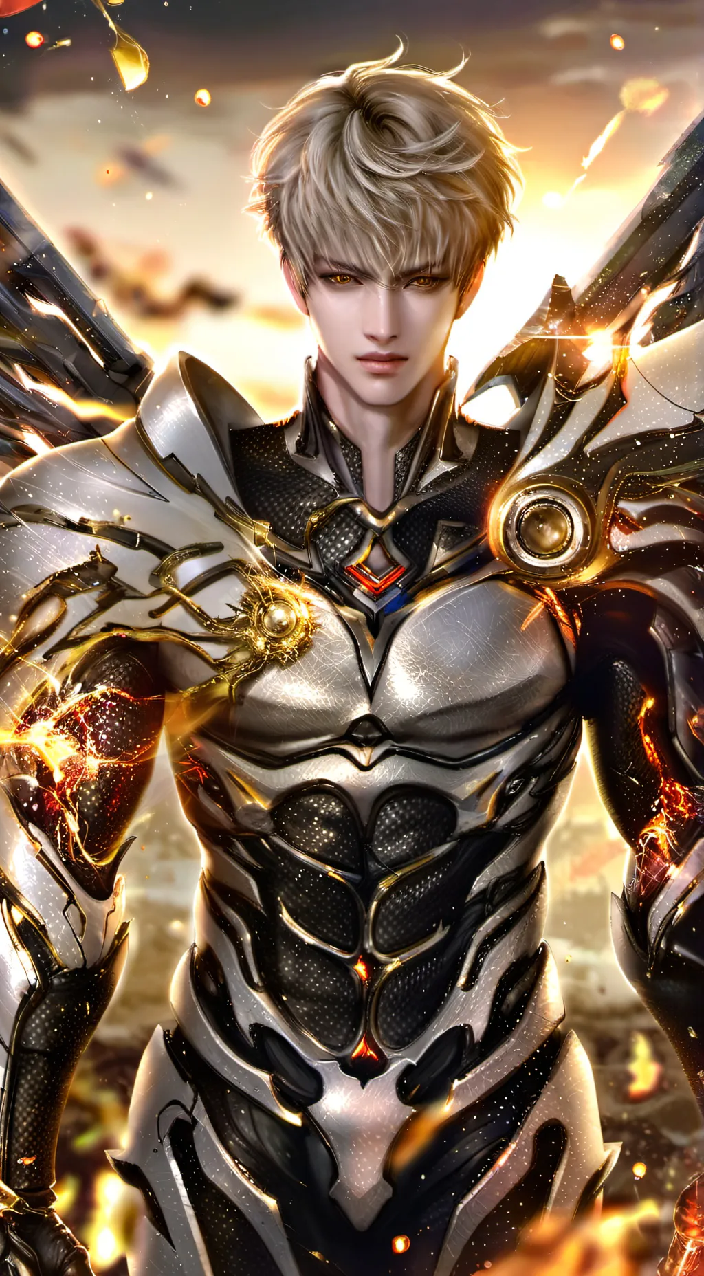 ai character: Genos background