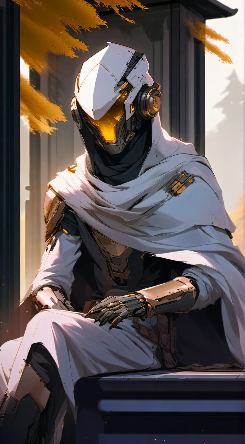 ai character: The Hermit background