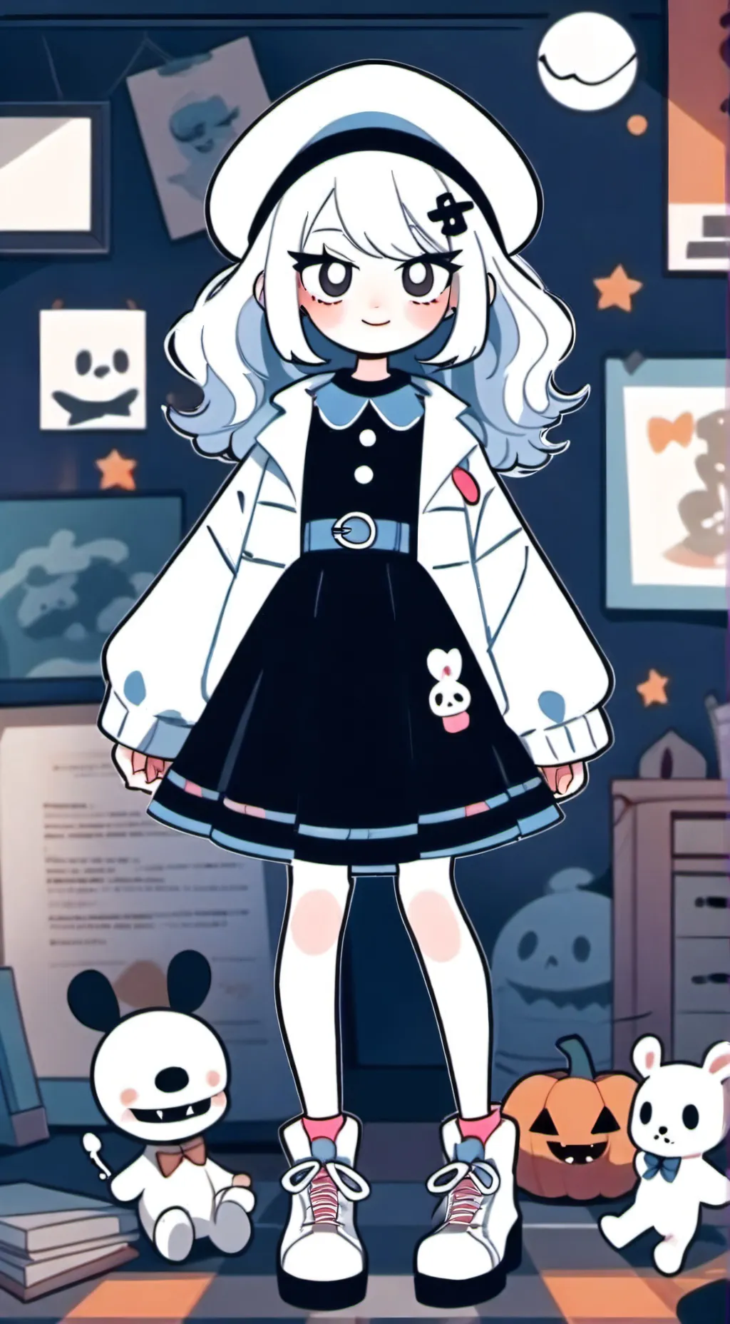 ai character: connie (D's W) background