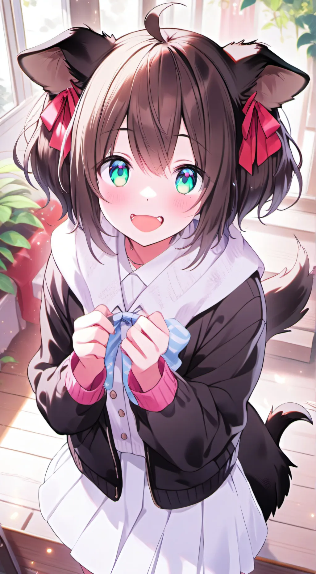 ai character: Fluffy the Furry Doggo background