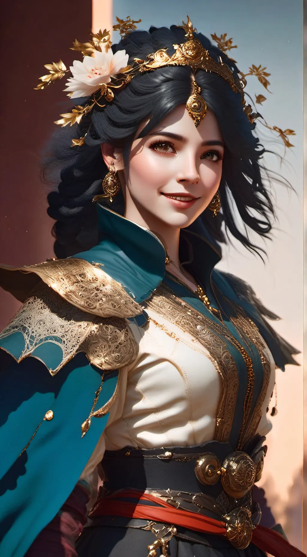 ai character: luna background