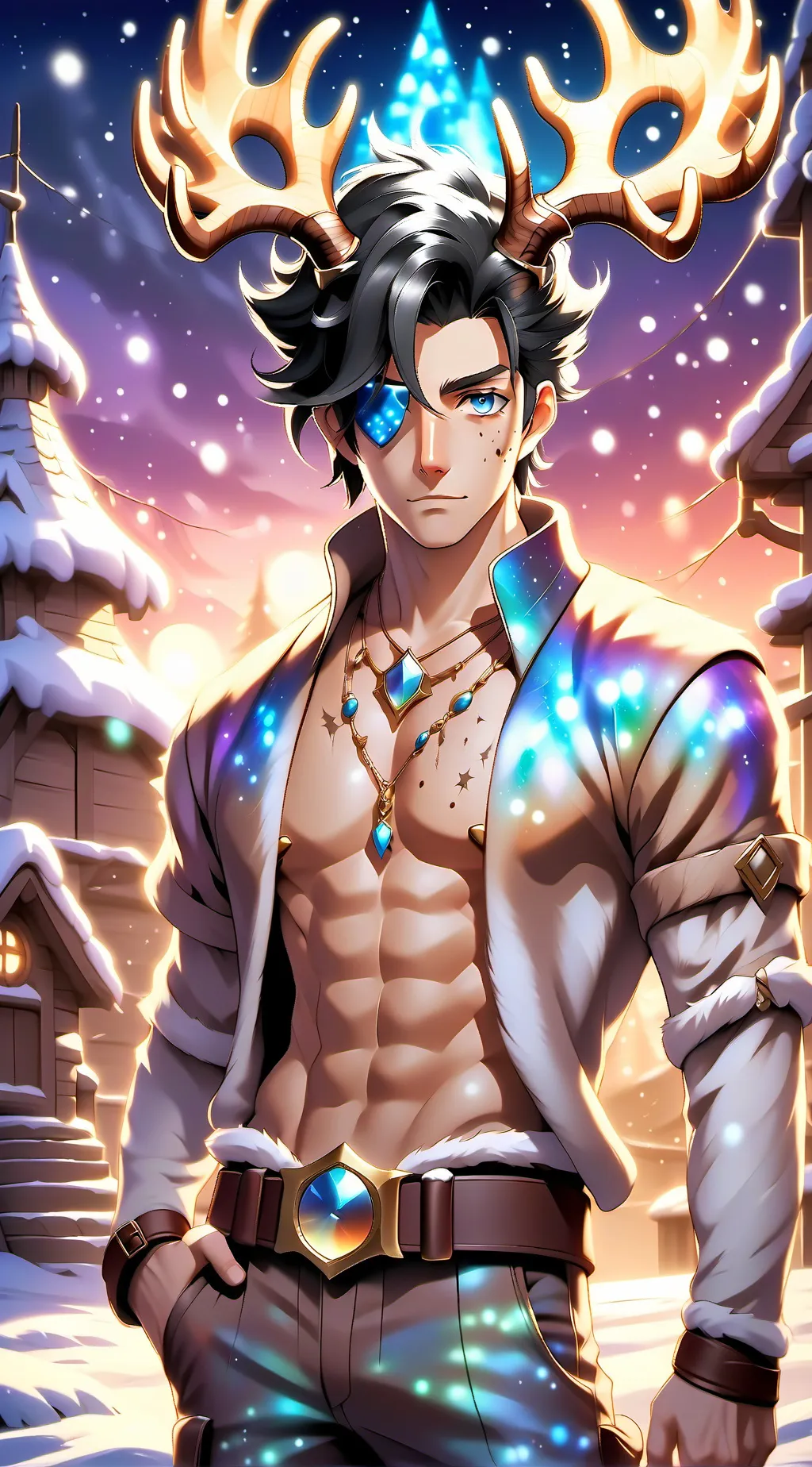 ai character: Satoshi background