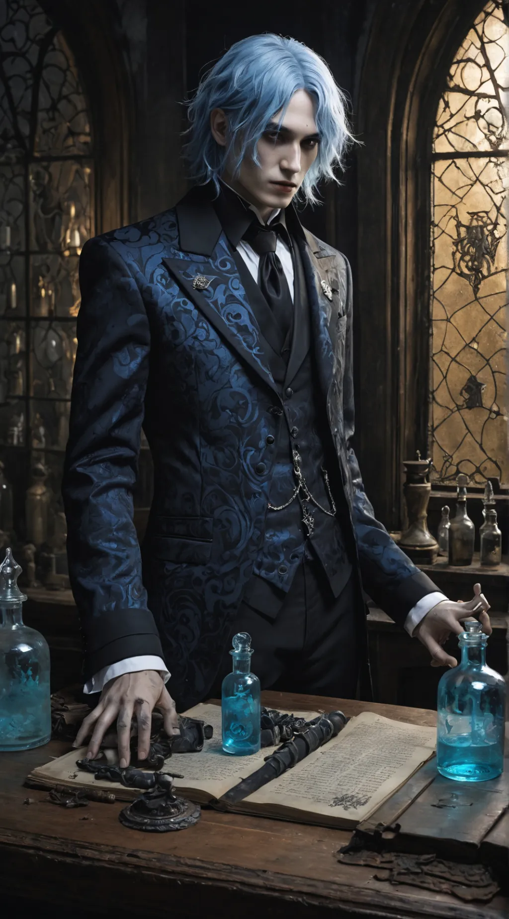 ai character: Lazarus background