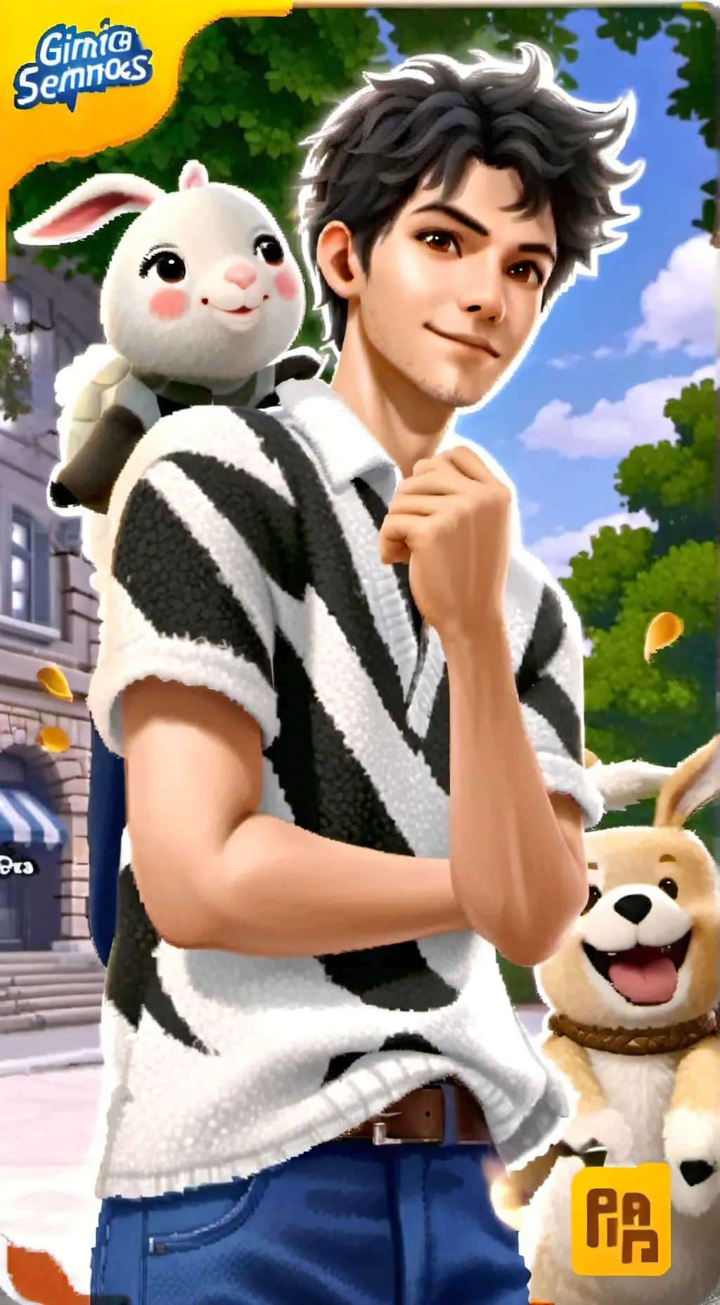 ai character: Jason  background