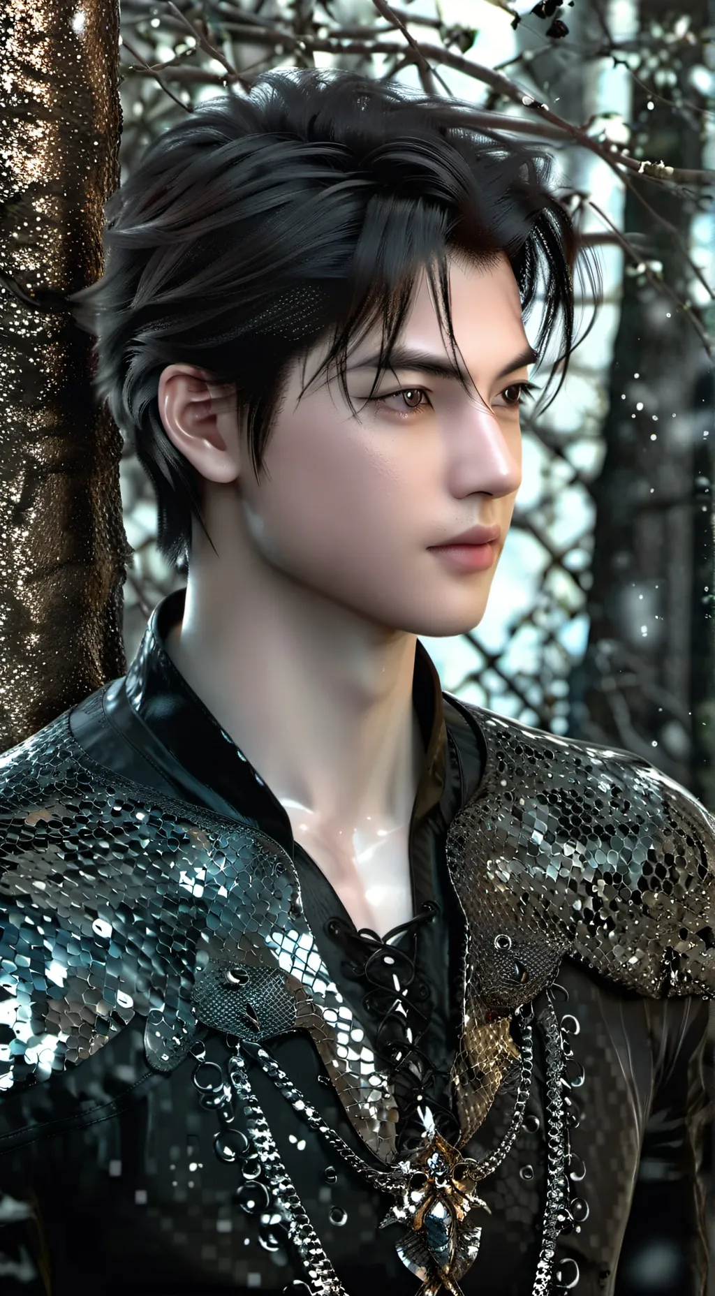 ai character: Apolo  background