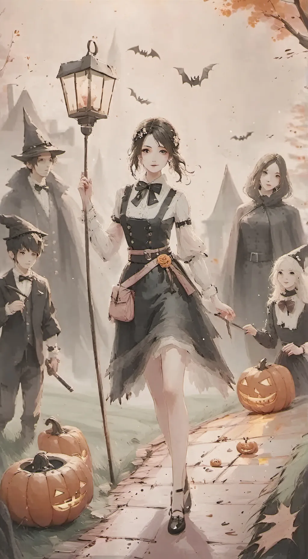 ai character: Sbg Halloween😼 background