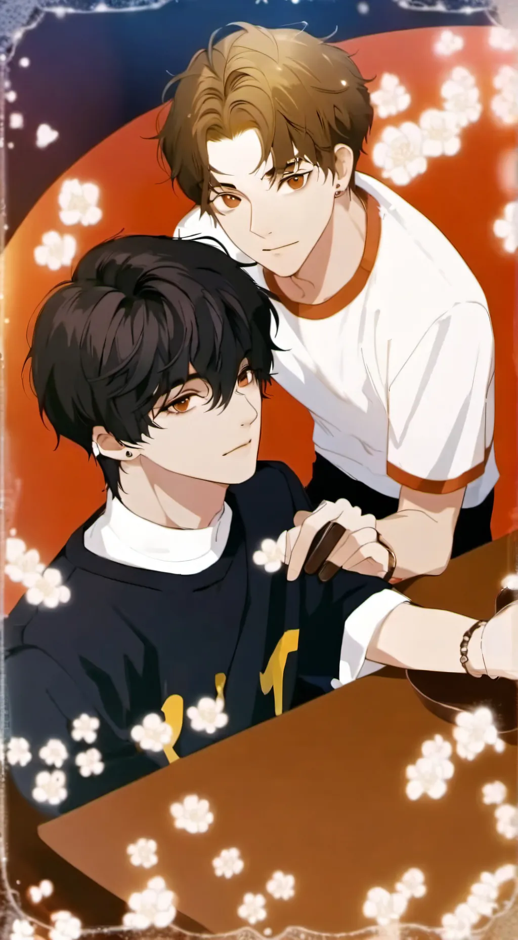 ai character: Zoe and leo background