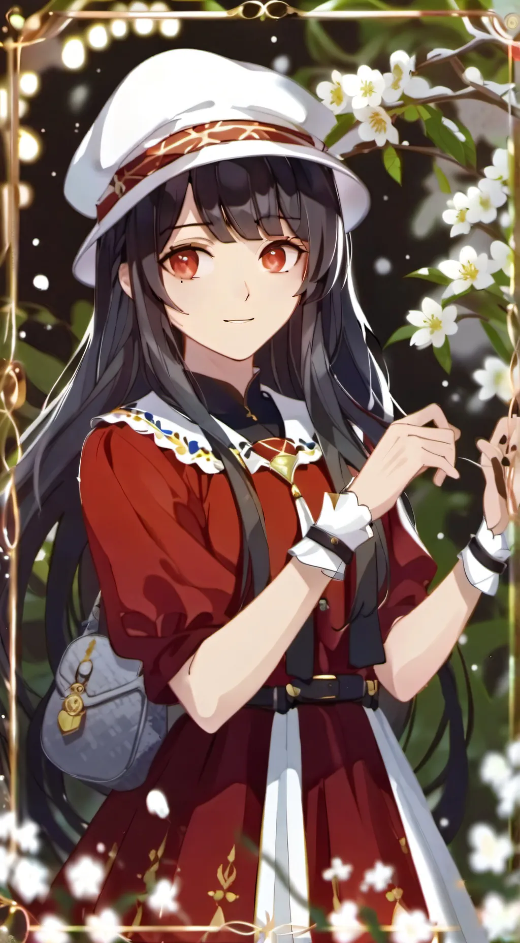 ai character: Ruby Heart background