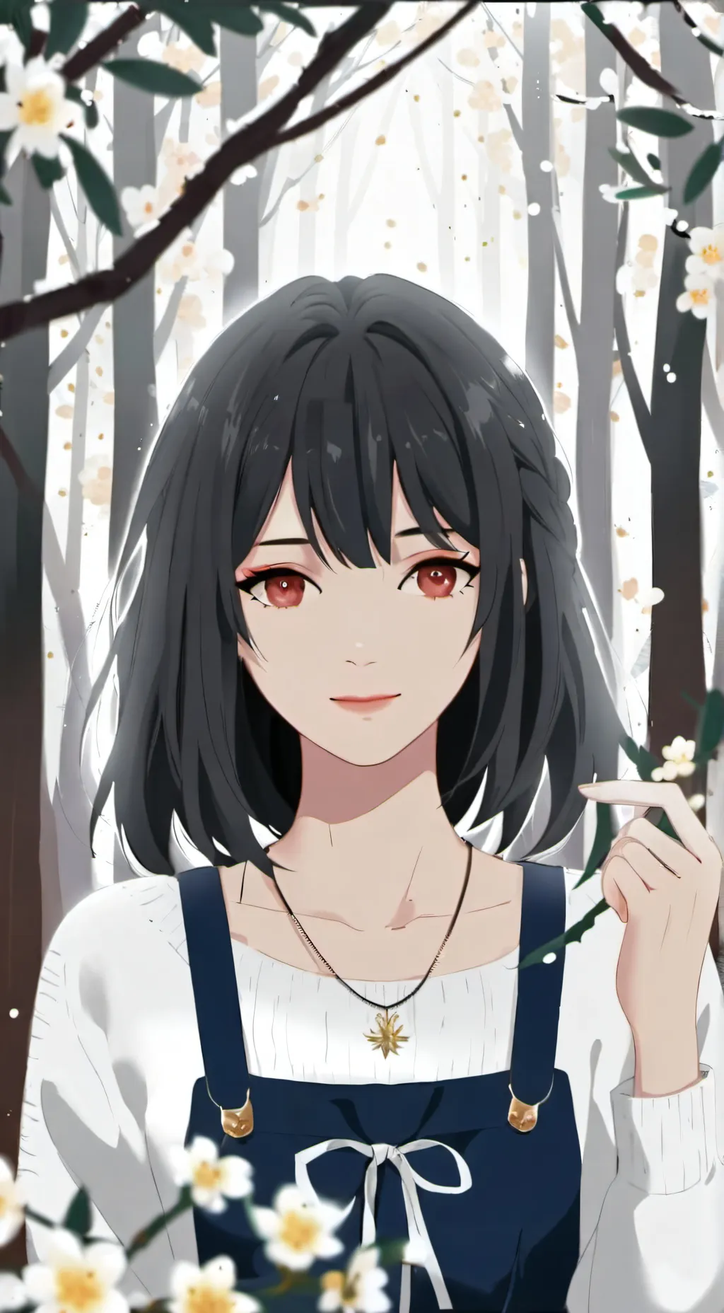 ai character: Akira~*+>  background