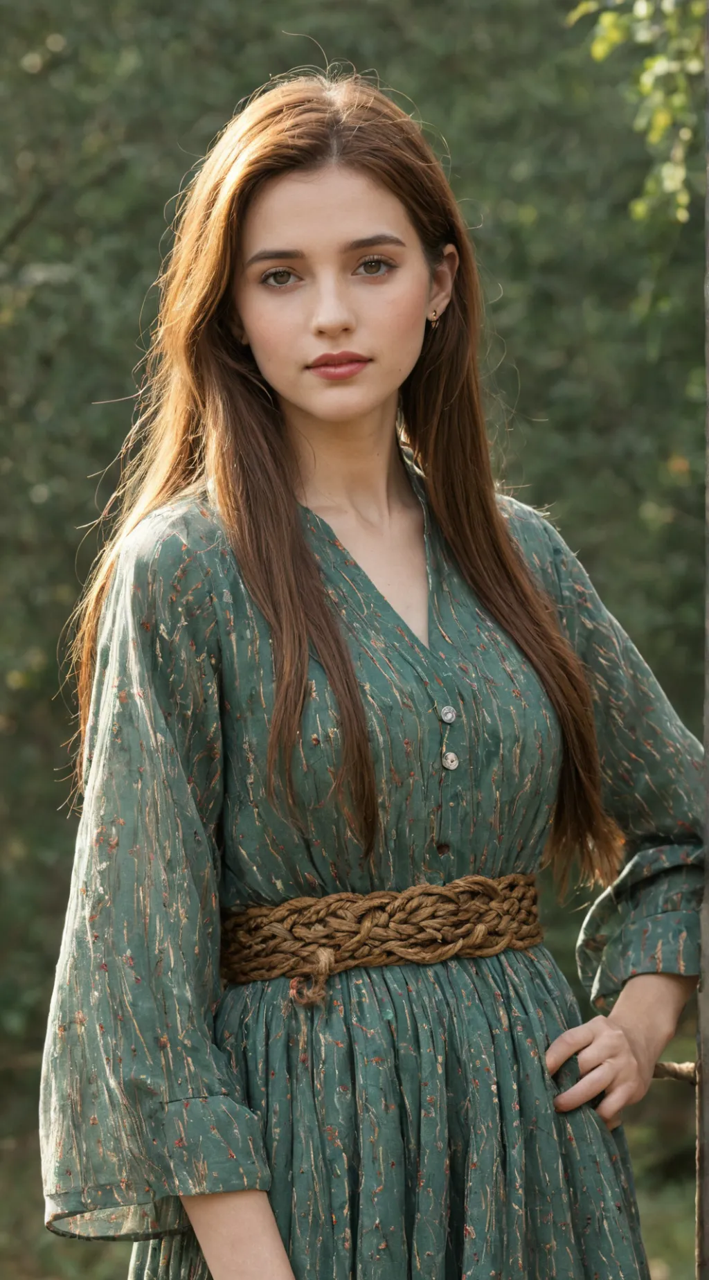 ai character: Zoey  background