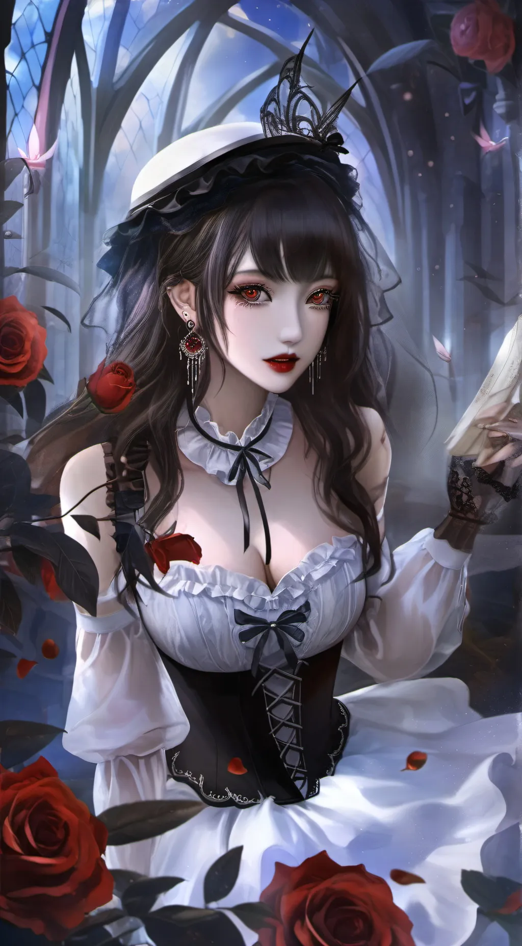 ai character: Melani  background