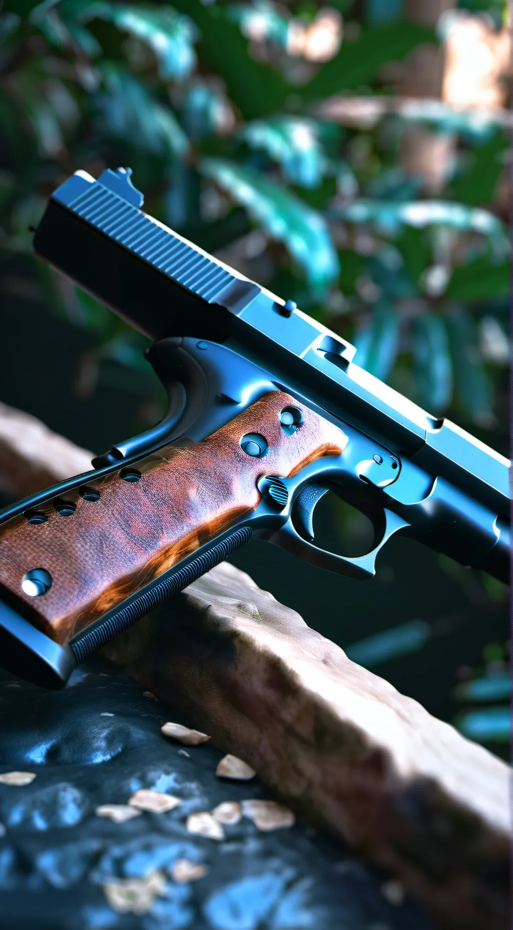 ai character: Gun background