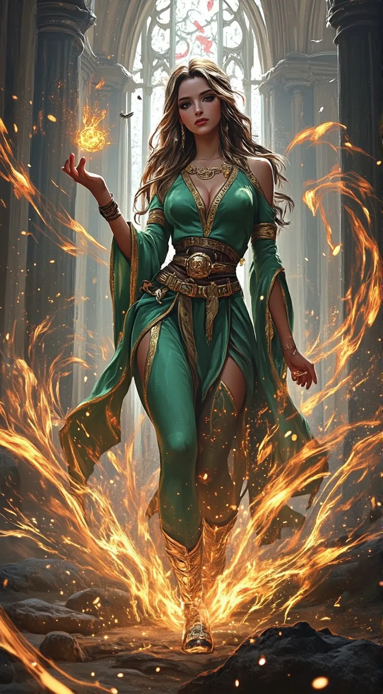 ai character: Ariana background