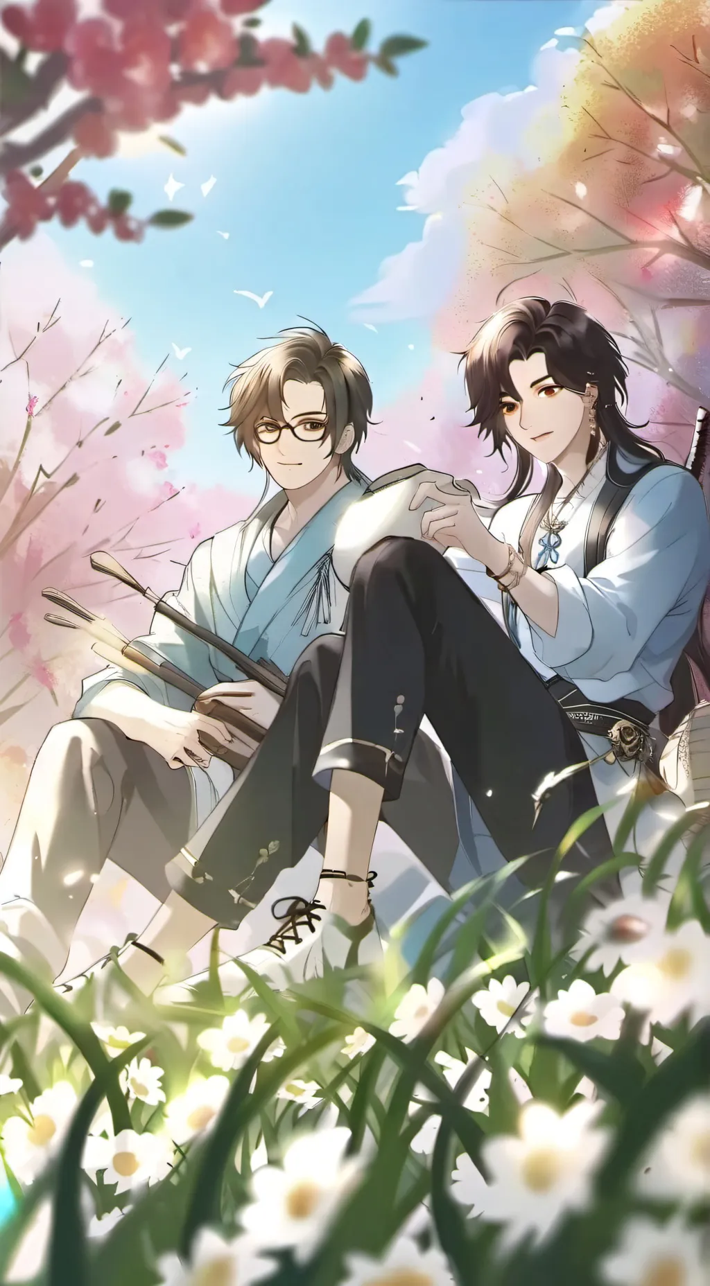 ai character: yuki et yuri background