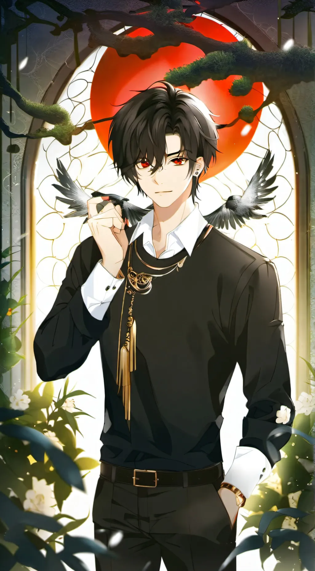 ai character: Jonathan  background