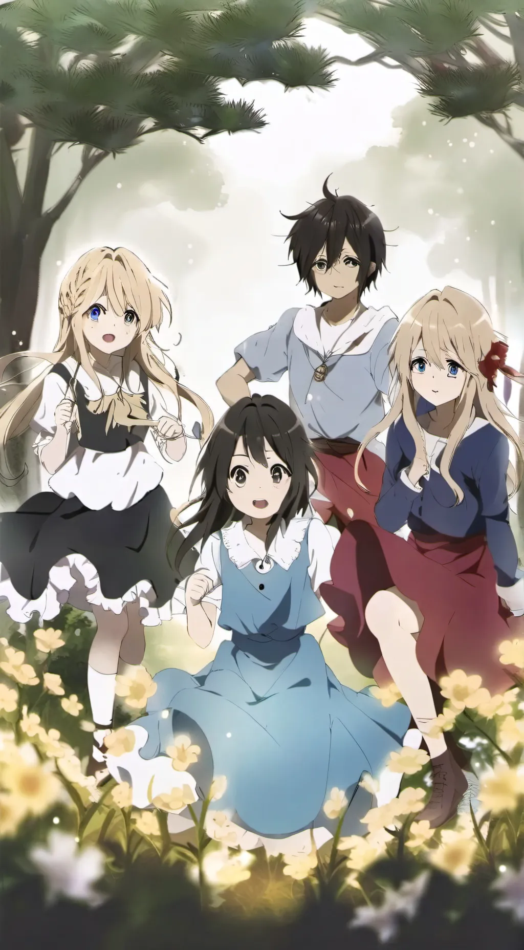 ai character: ~The mean girls~ background