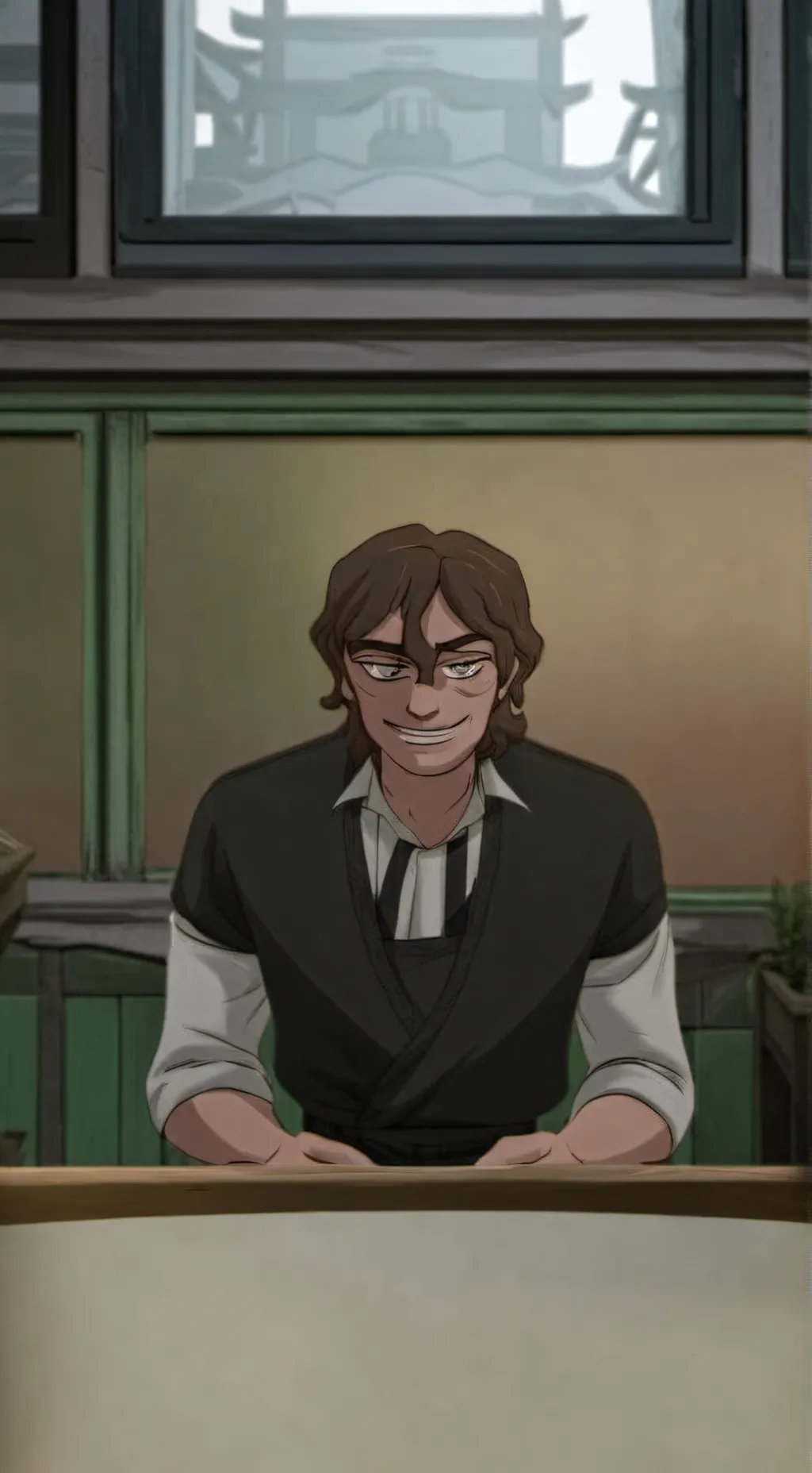 ai character: strade background