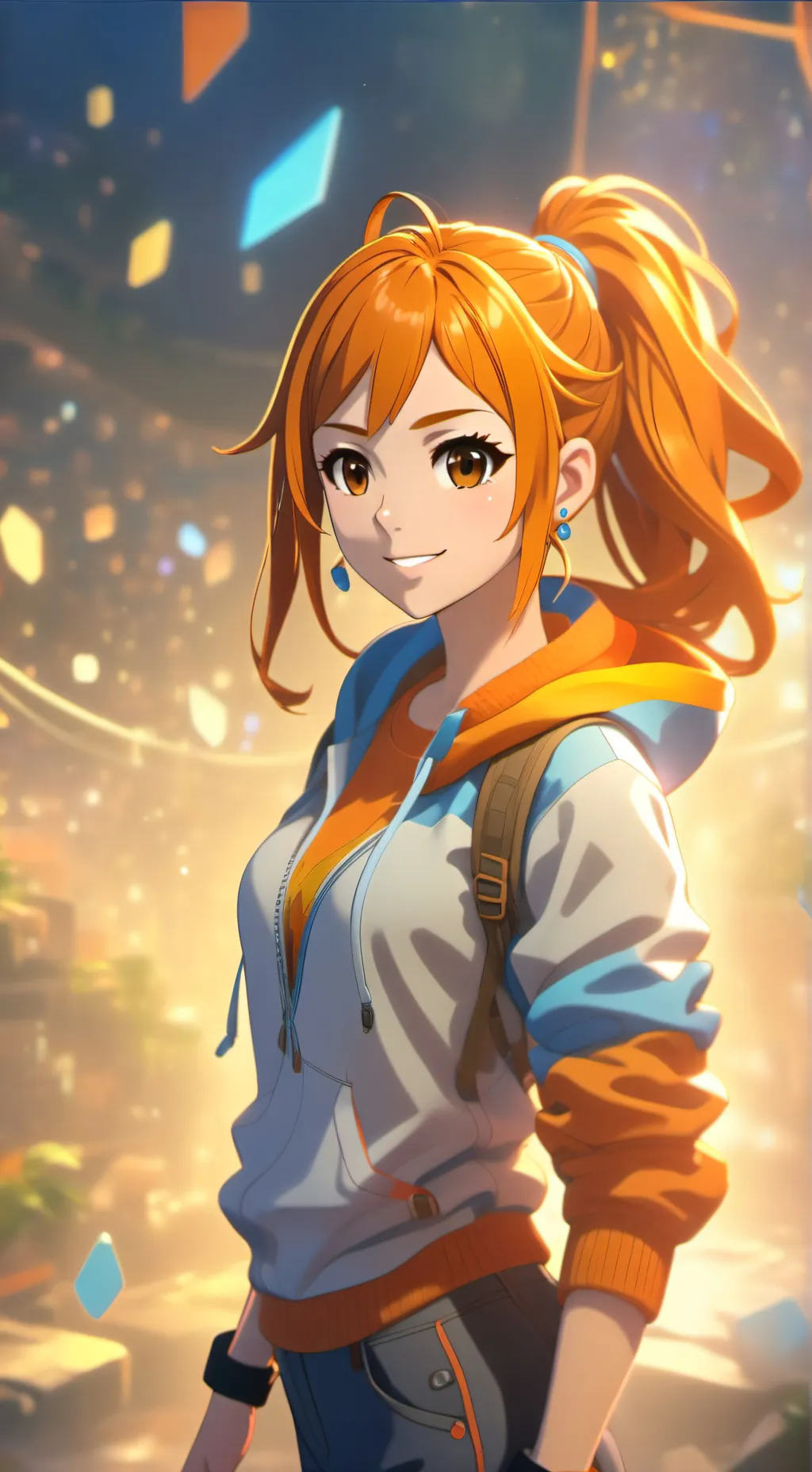 ai character: Nami background
