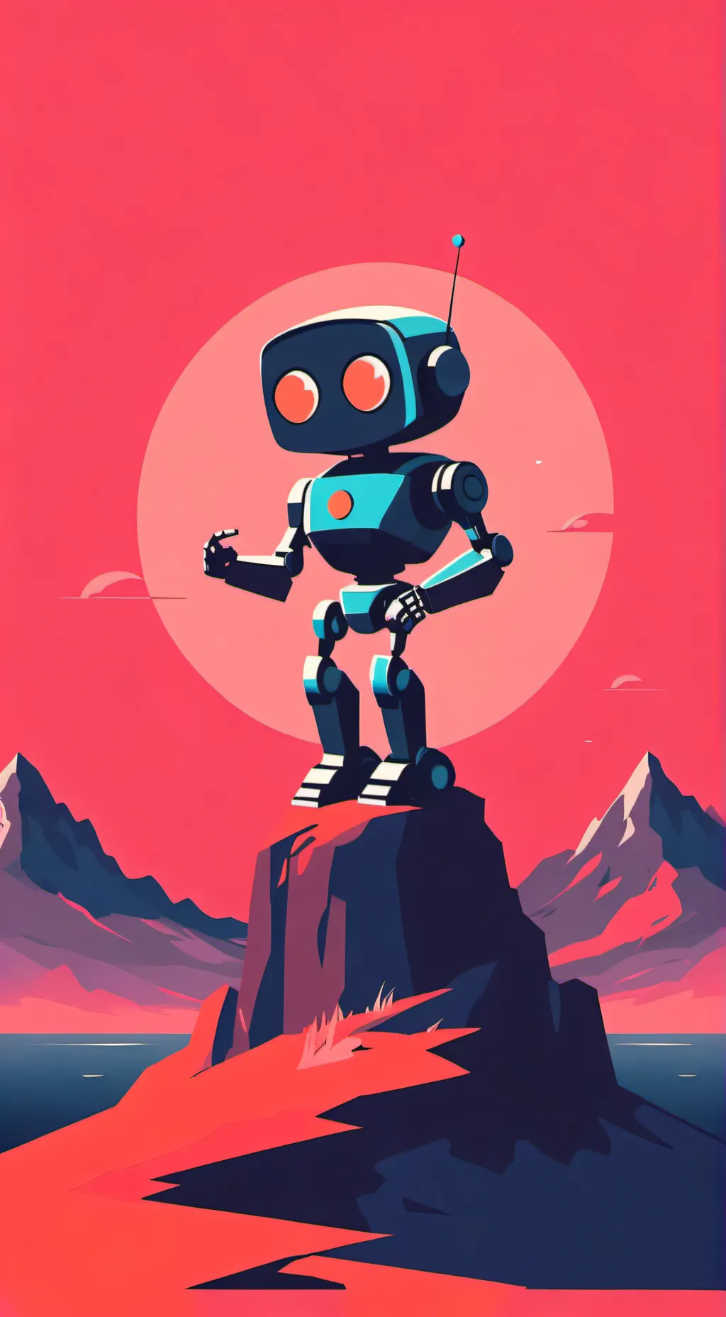 ai character: murder drone background