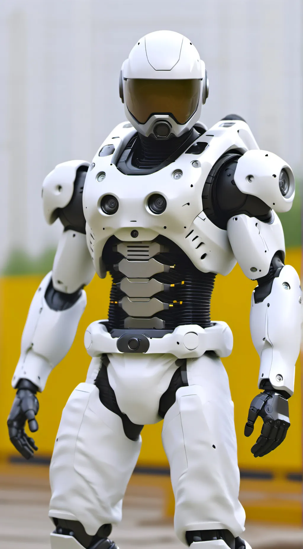 ai character: robot 2 background