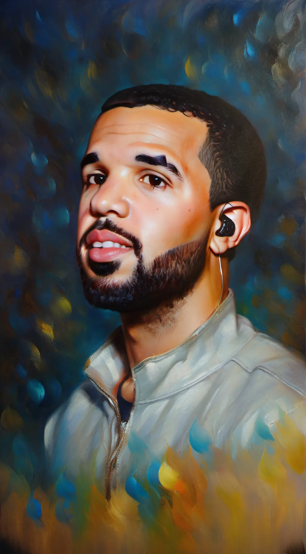 ai character: EDGYALUDON XMAS background