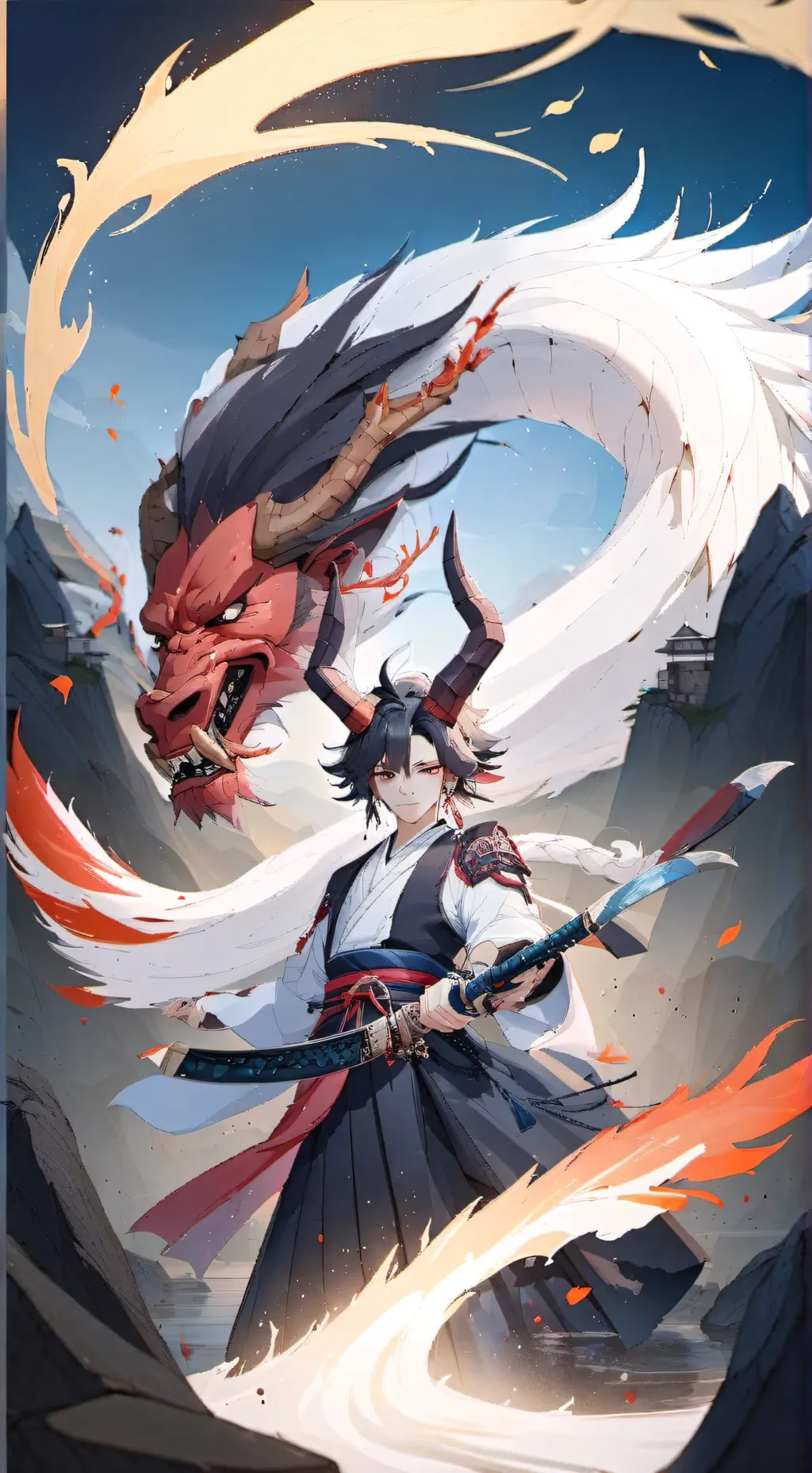 ai character: Kai  background