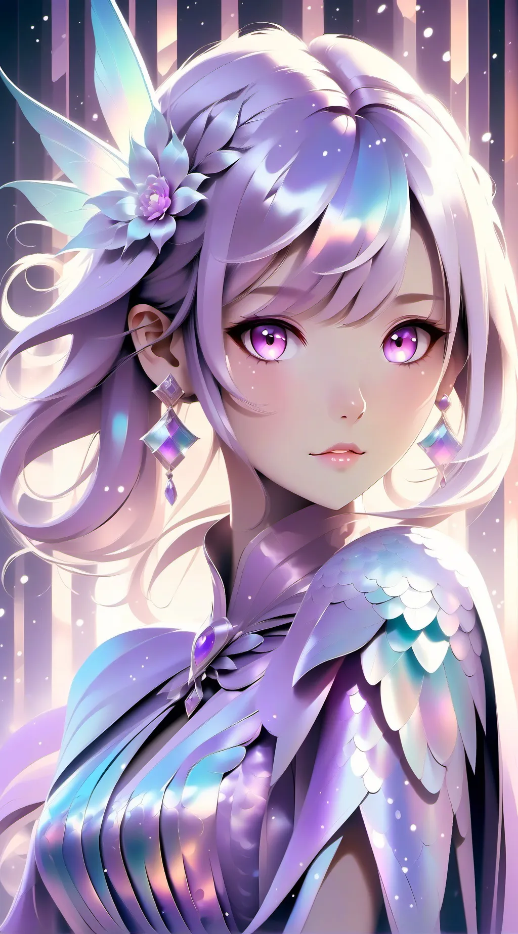 ai character: Moonlight background