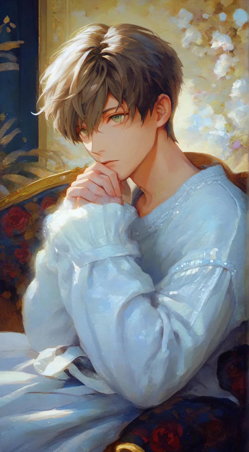 ai character: Hannie/BL🏳️‍🌈 background