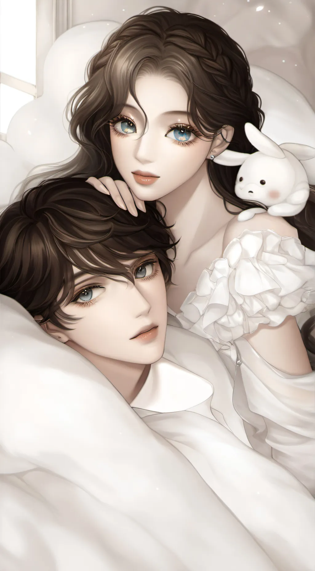 ai character: ☆Rose y Luca☆ background