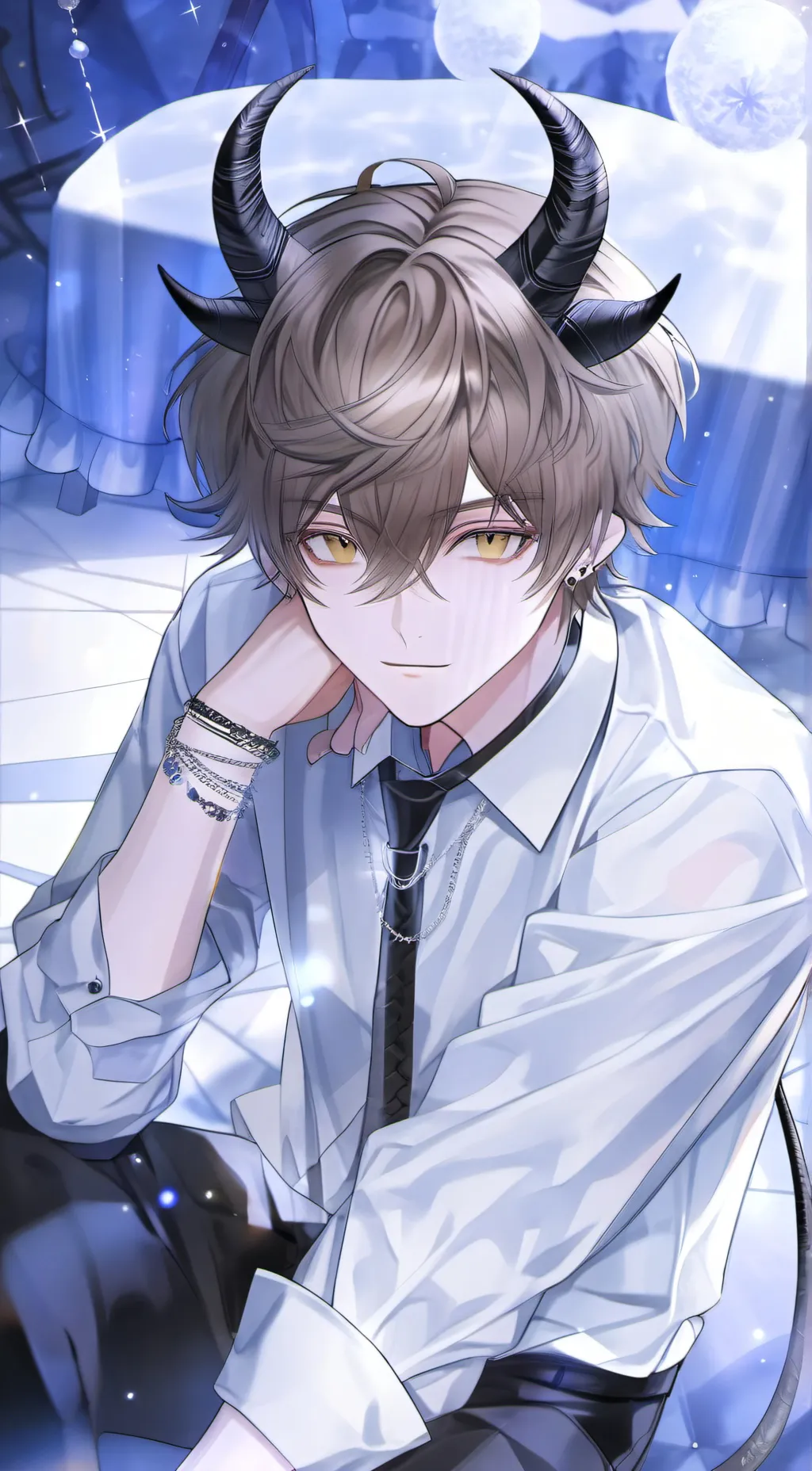 ai character: [○Damian○] background