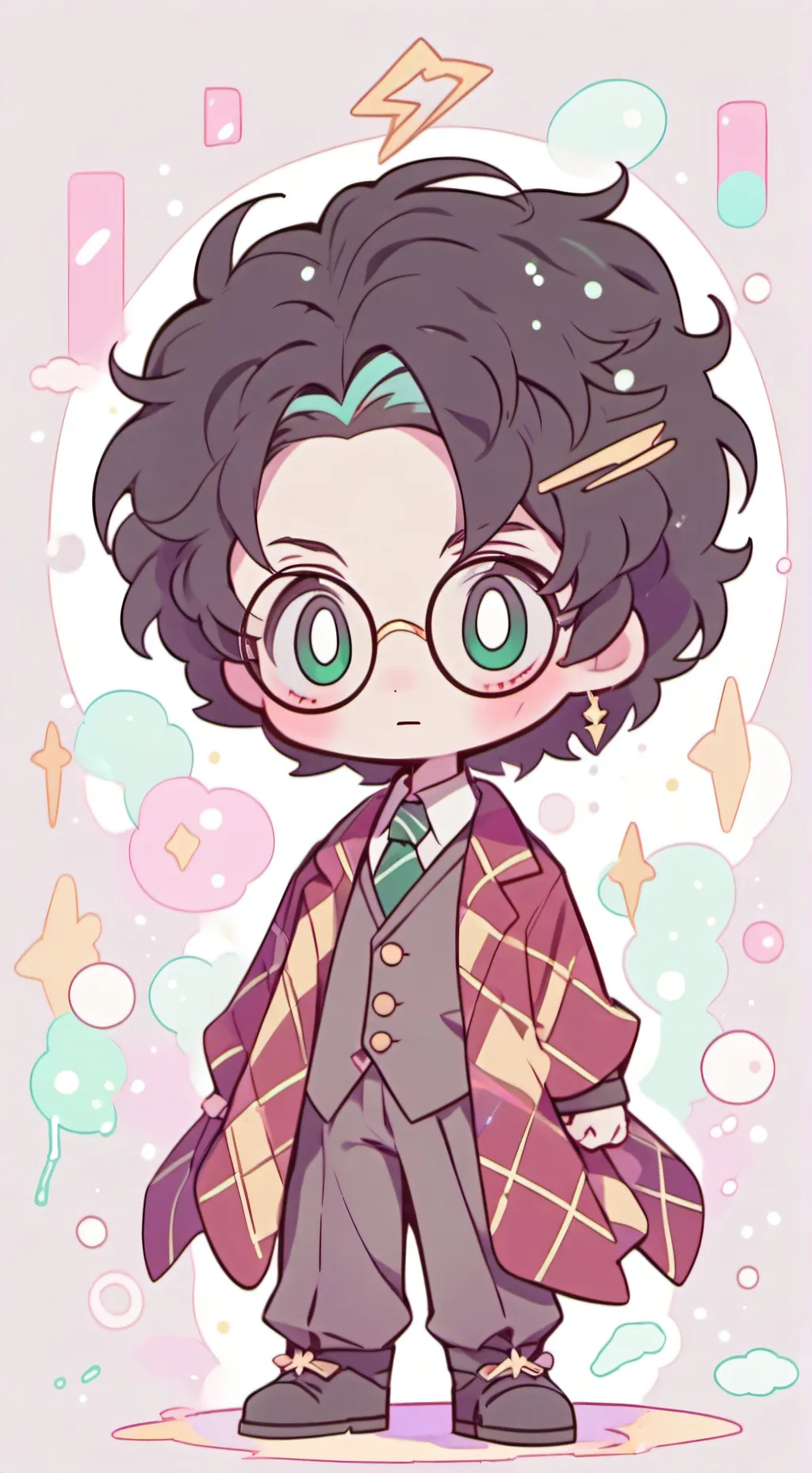 ai character: harry Potter  background