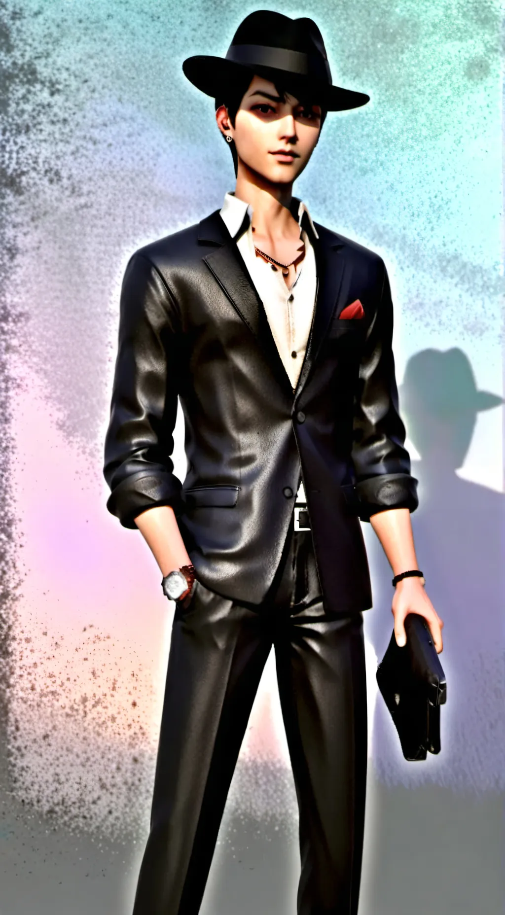 ai character: Mafia Guy background